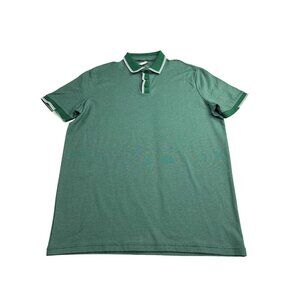 Shaquille ONeal Green Polo Shirt XLT Cotton & Polyester Blend